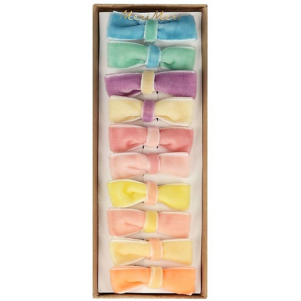 Meri Meri Hårspænder - 10-pak - 5 cm - Pastel