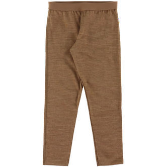 Joha Leggings - Uld - Varm Brun