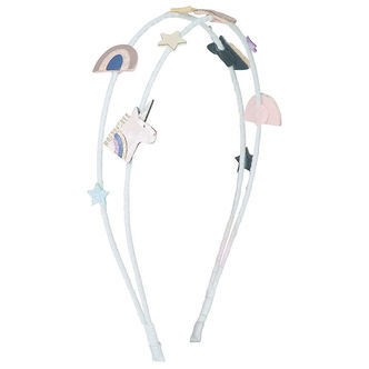 Mimi & Lula Hårbøjle - Dobbelt - Unicorn Celeste