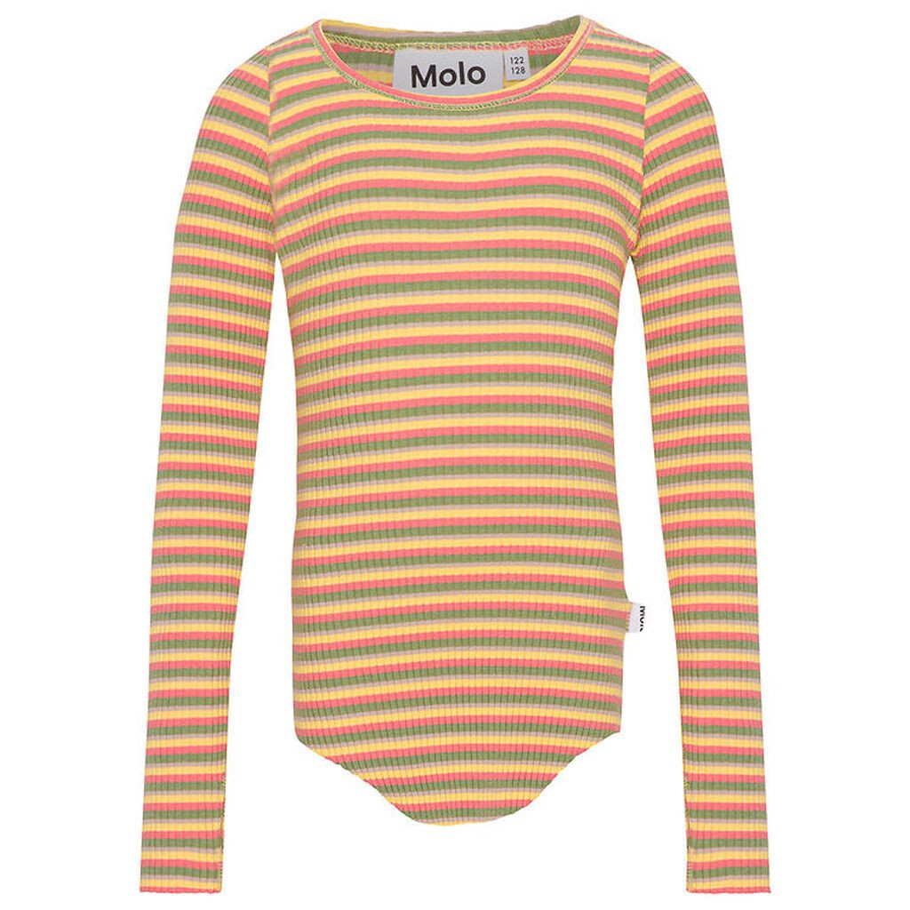 Molo Bluse - Rib - Rochelle - Sun Coral Moss