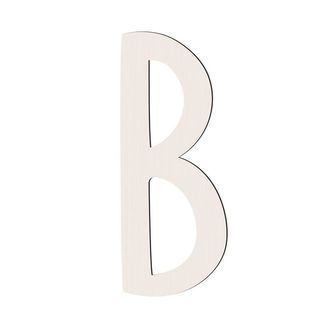 Sebra Træbogstaver - B - Birchbark Beige