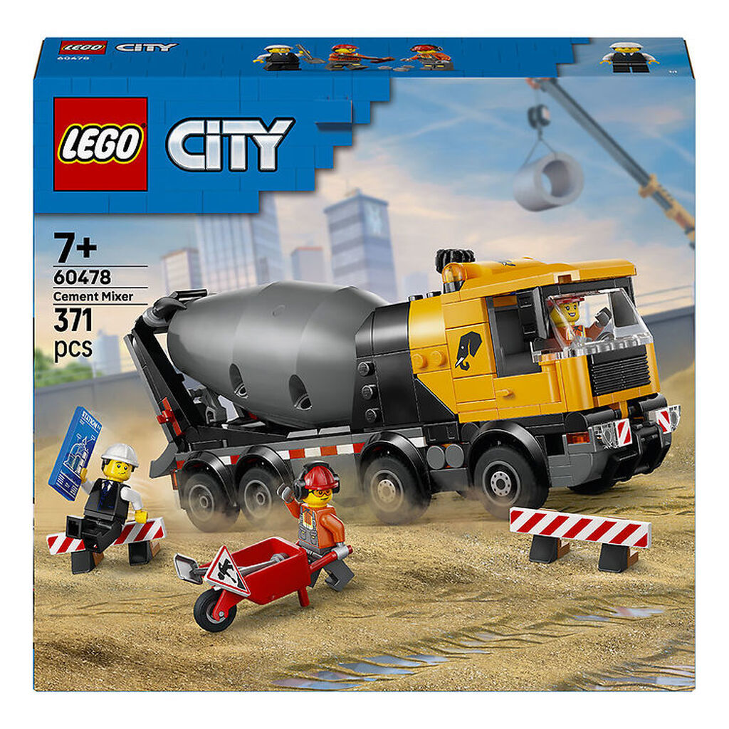 LEGOÂ® City - Cementblander 60478 - 371 Dele