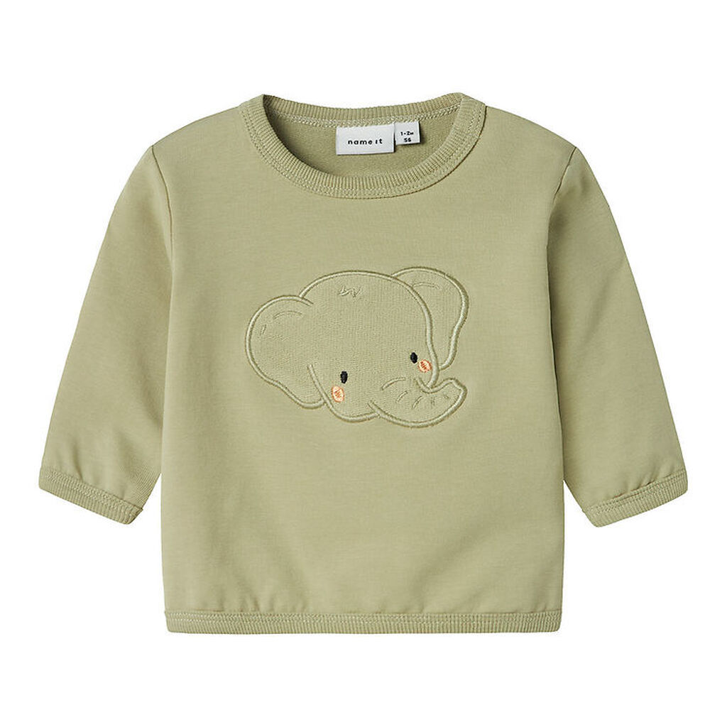 Name It Sweatshirt - NbmBidus - Tea m. Elefant