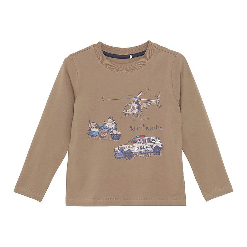 Minymo Bluse - Caribou m. Print