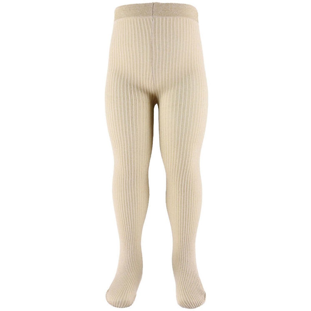 Condor Strømpebukser - Beige m. Glimmer