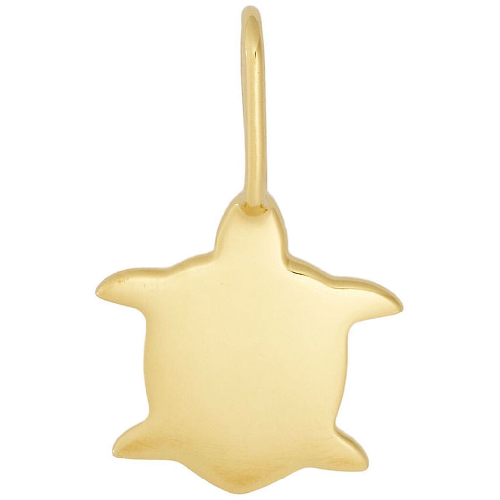 Design Letters Vedhæng Til Halskæde - Skildpadde - 18K Guldbelag