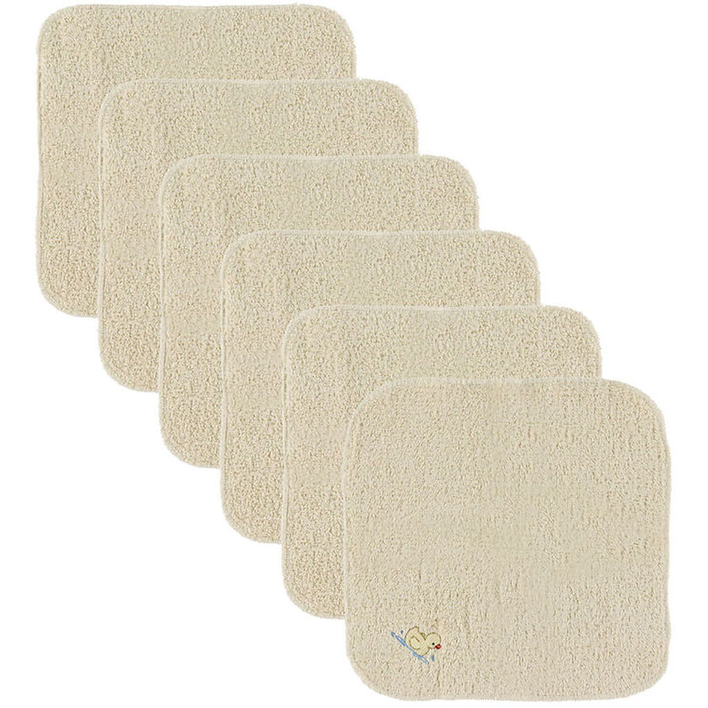 Fanga Fontana Vaskeklude - 6-pak - Figo - Anrique White