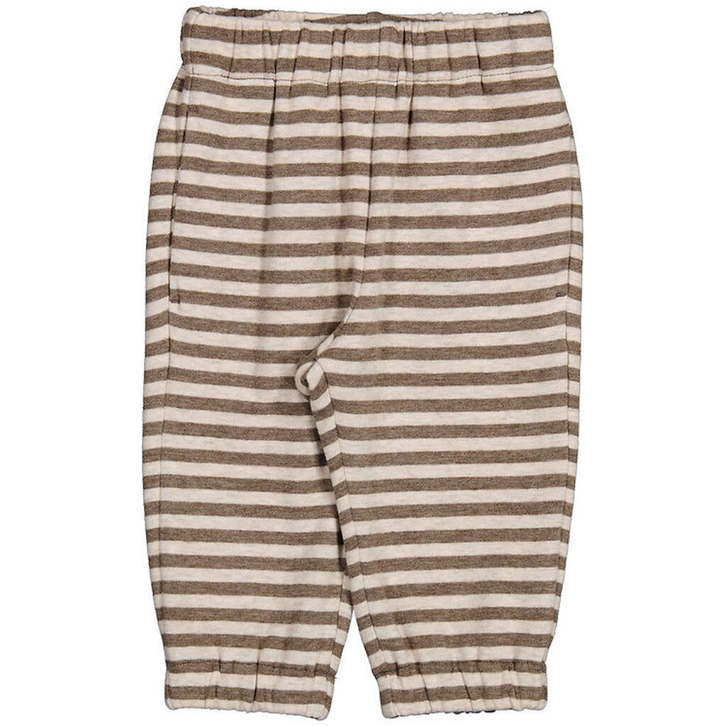 MarMar Bukser - Pako B - Brown Stripe Melange