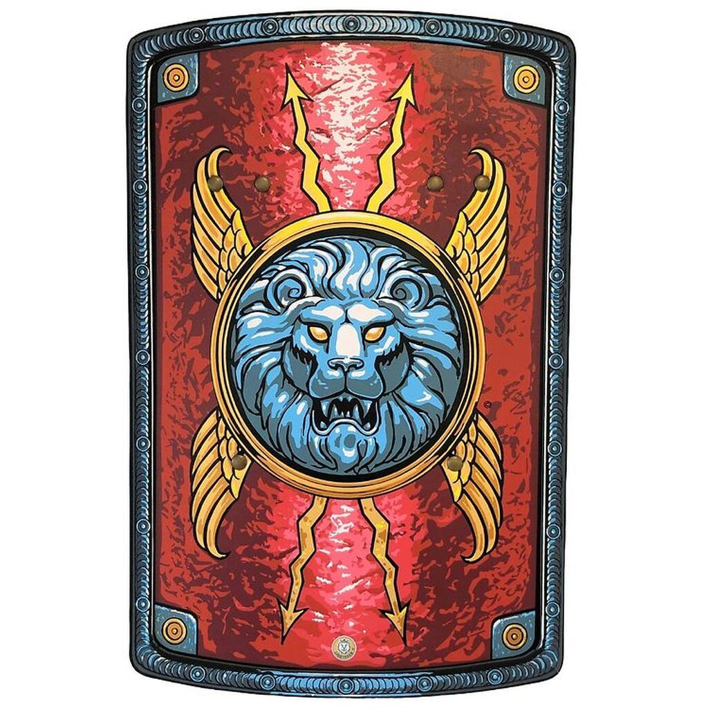 Liontouch Udklædning - Roman Skjold - Rød