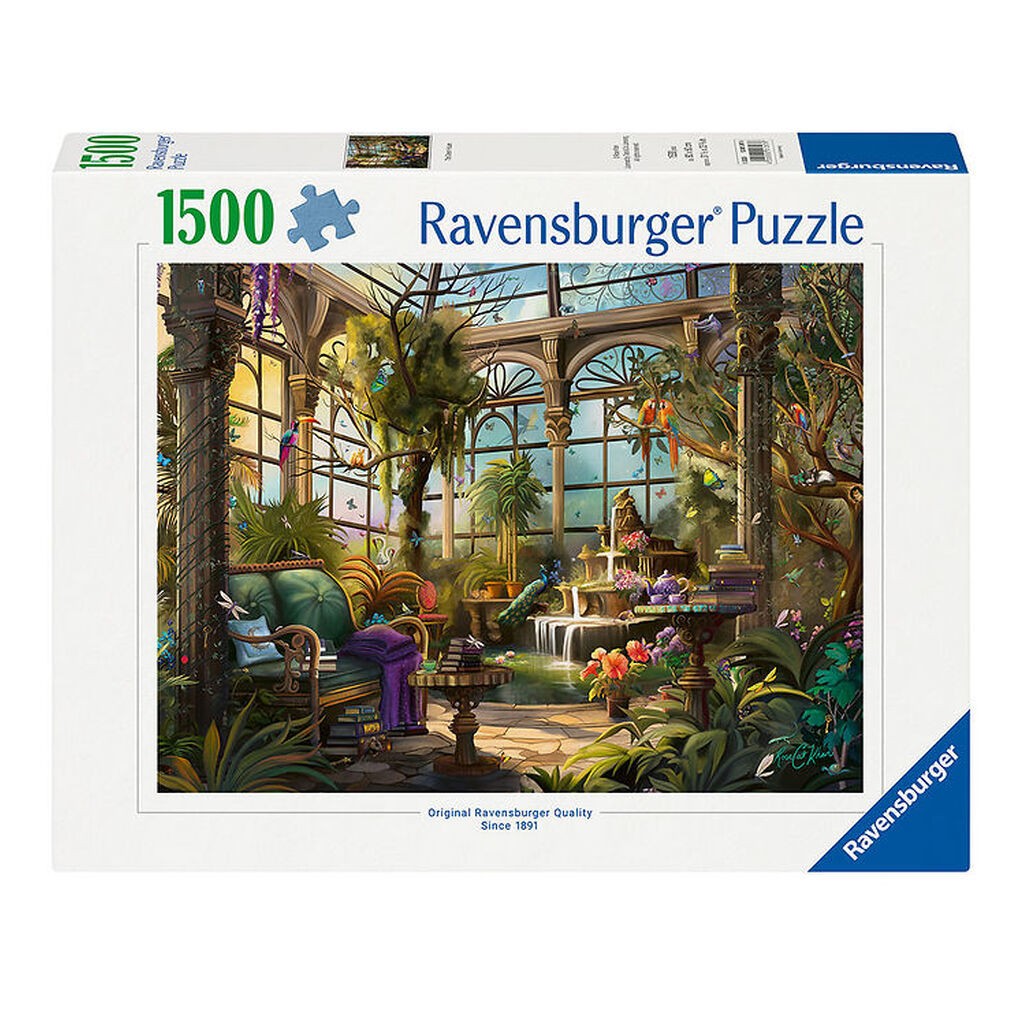 Ravensburger Puslespil - 1500 Brikker - The Greenhouse
