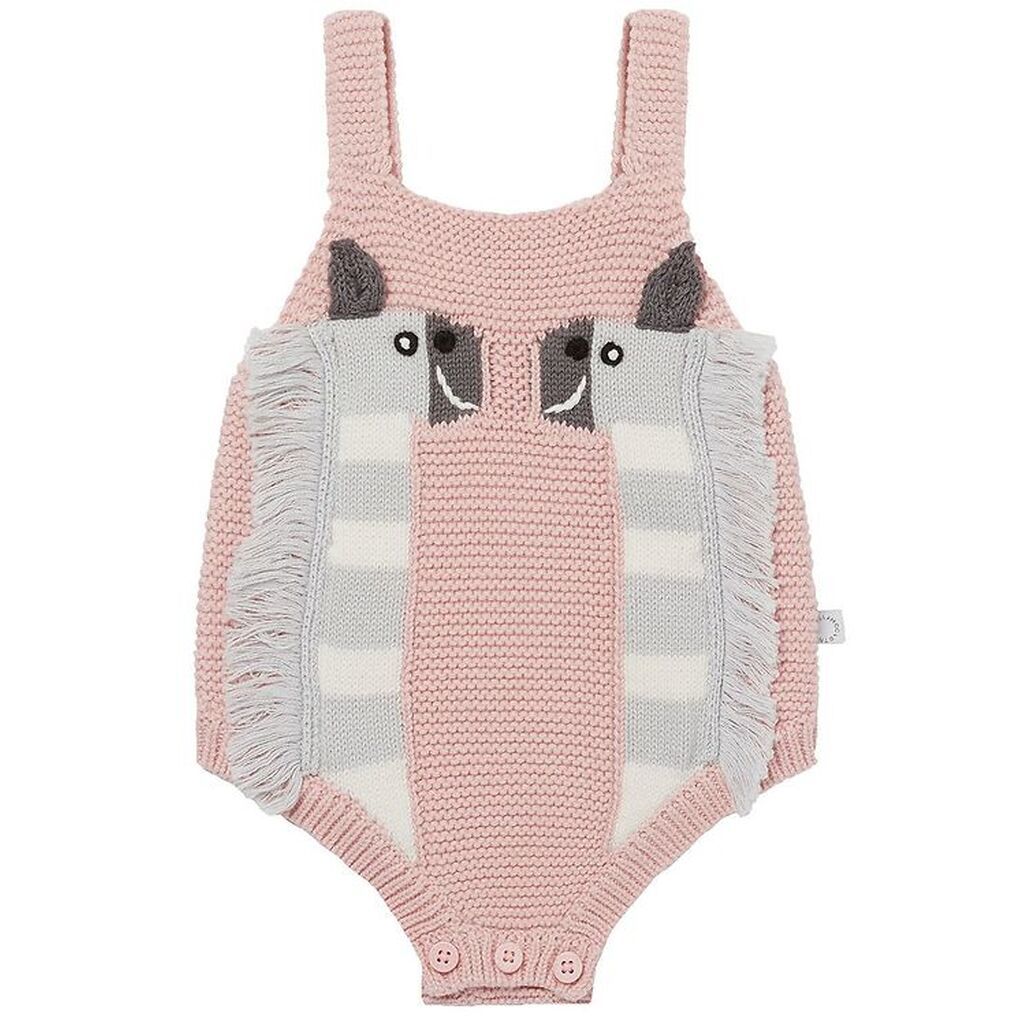 Stella McCartney Kids Body u/æ - Strik - Rosa m. Lamaer