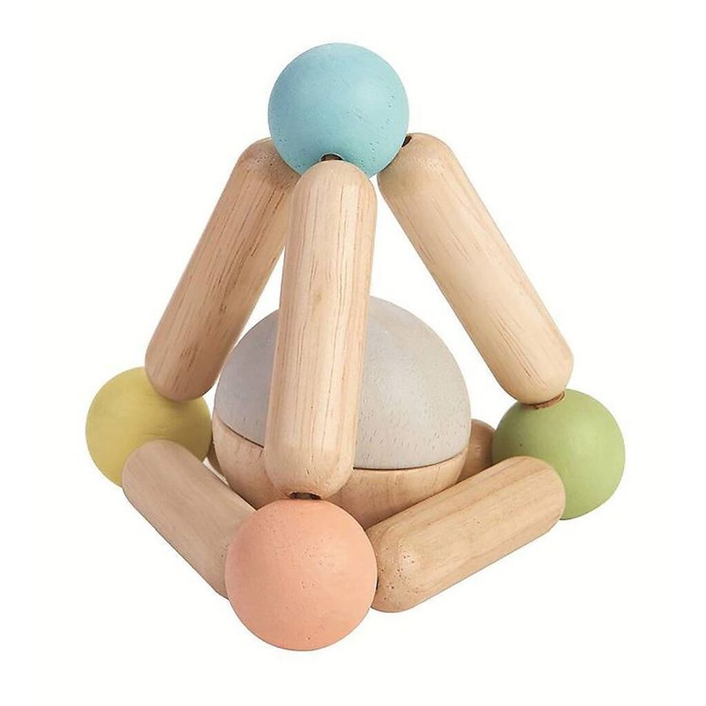 PlanToys Gribelegetøj - Trekant - Pastel
