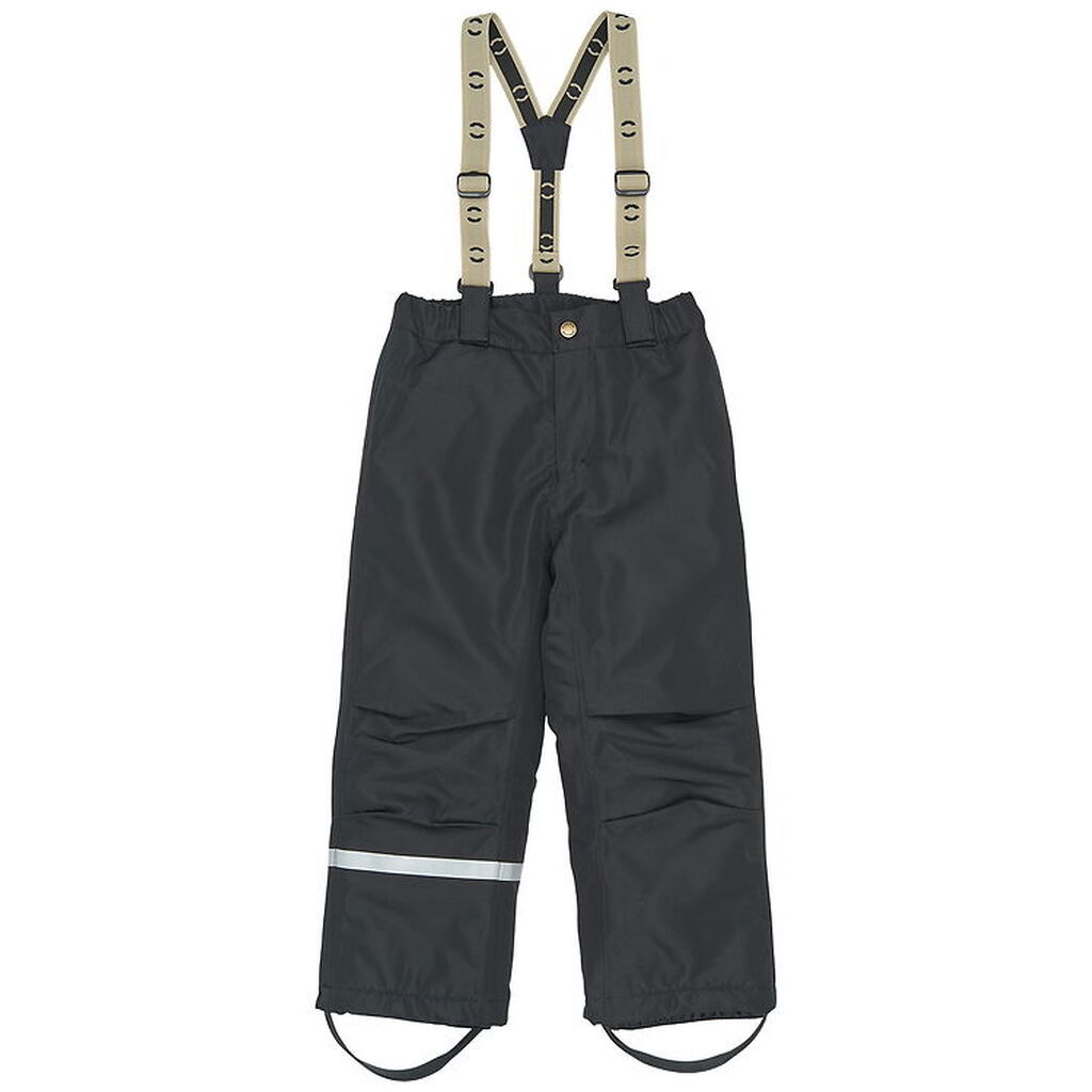 Mikk-Line Skibukser m. Seler - Recycled - Sort