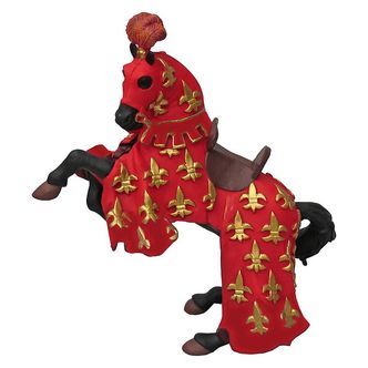 Papo Rød Prins Philip Hest - H: 8 cm
