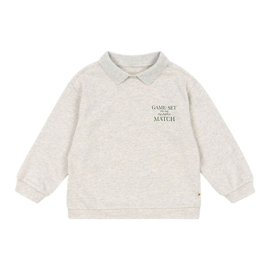 Konges Sløjd Polobluse - Spotty - Off White Melange