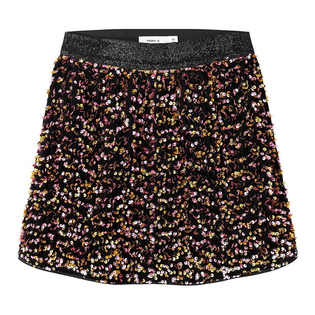 Name It Nederdel - NkfRunica - Gold Colour m. Palietter