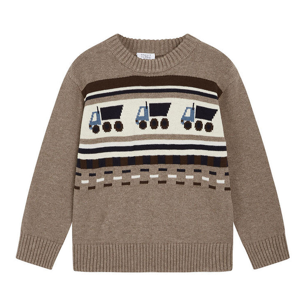 Hust and Claire Bluse - Strik - Pelle - Beaver m. Lanstbiler