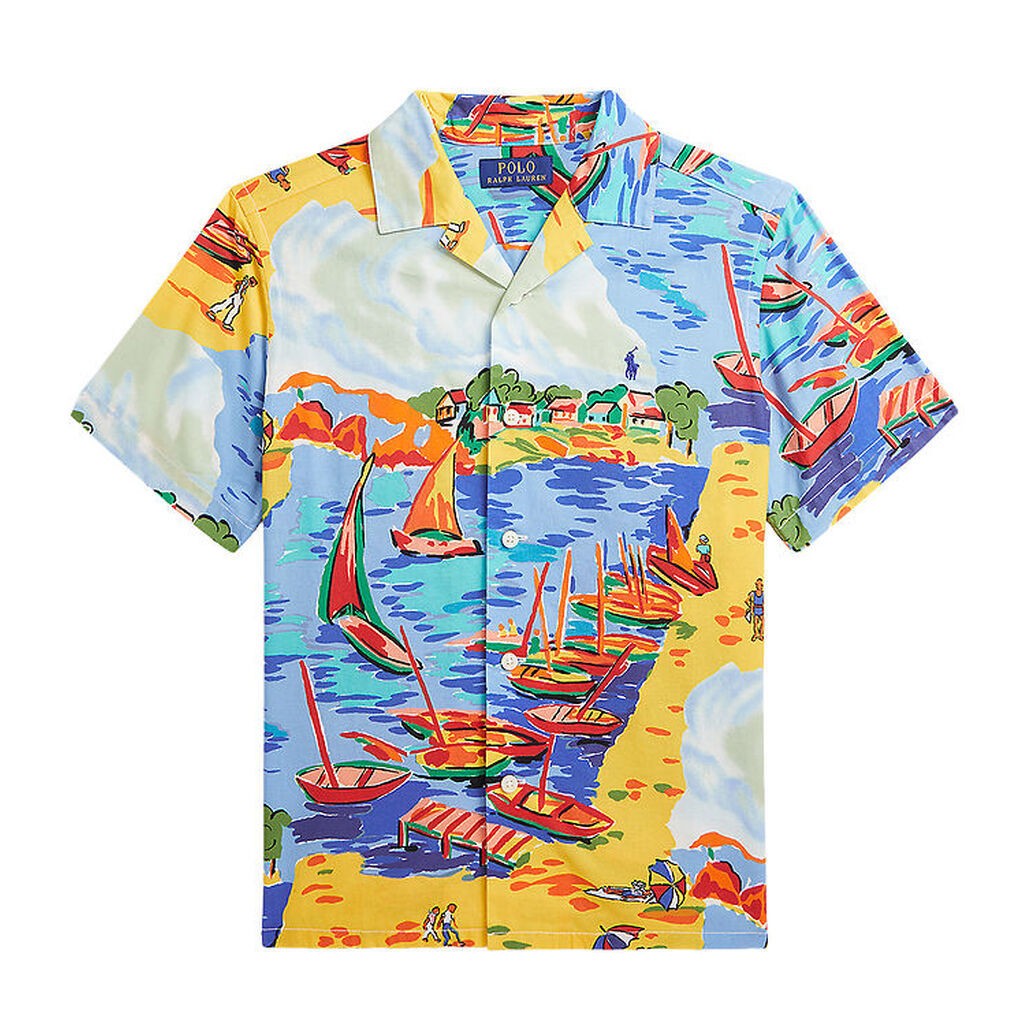 Polo Ralph Lauren Skjorte - Andy Camp - Multifarvet m. Strandpri