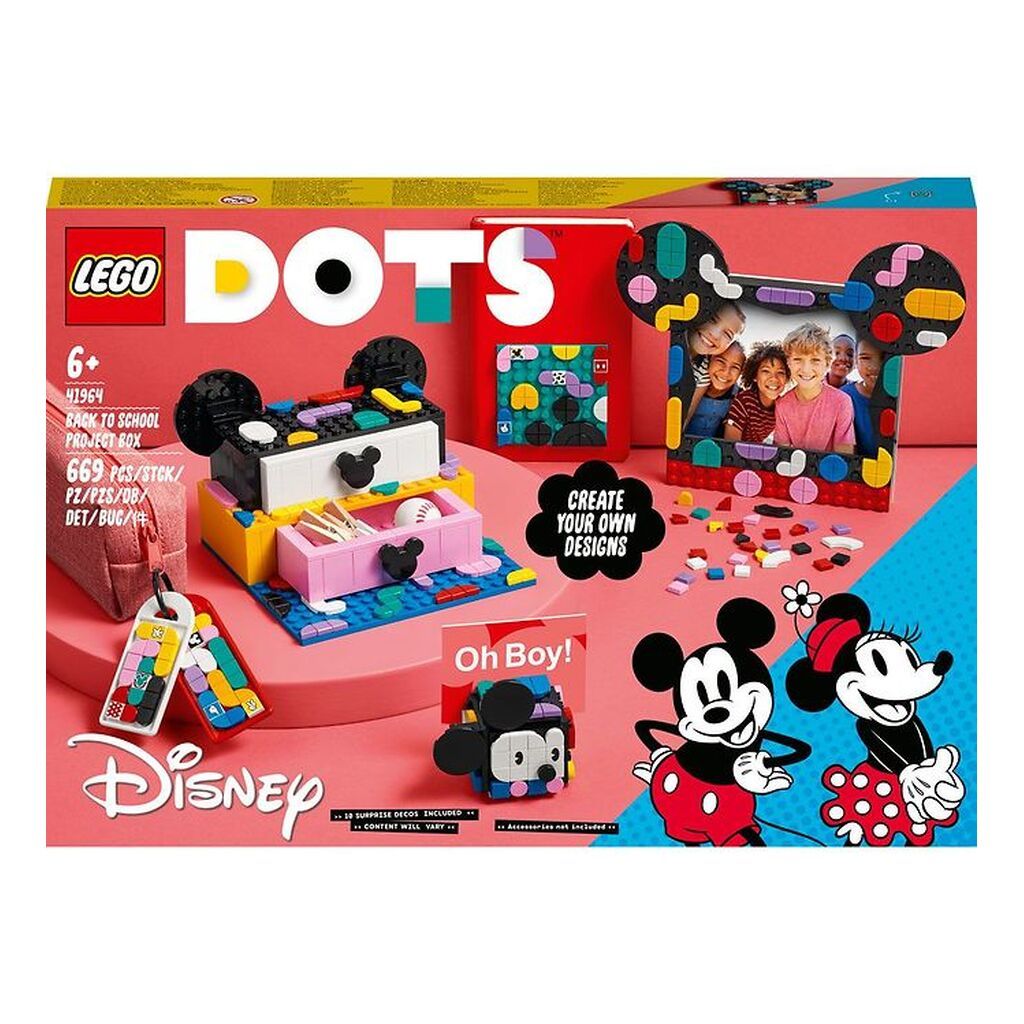 LEGOÂ® DOTS - Mickey Mouse Og Minnie Mouse Sk... 41964 - 669 Dele