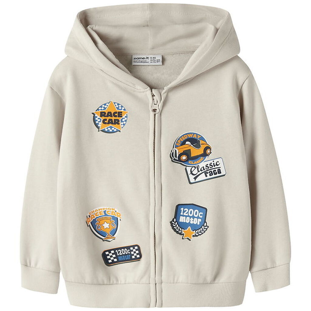 Name It Cardigan - Sweat - NmmVoltinus - Pumice Stone/Motor