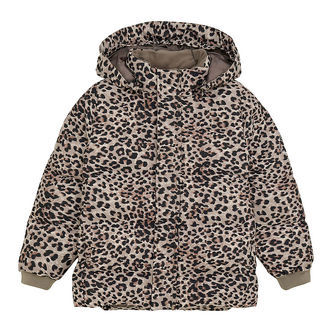 En Fant Dynejakke - Pine Bark m. Leopard