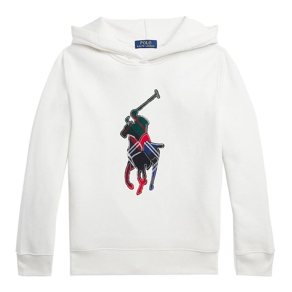 Polo Ralph Lauren Hættetrøje - Holiday - Hvid m. Logo