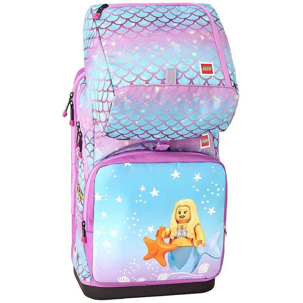 LEGOÂ® Skoletaske m. Gymnastiktaske - Mermaid m. Glimmer