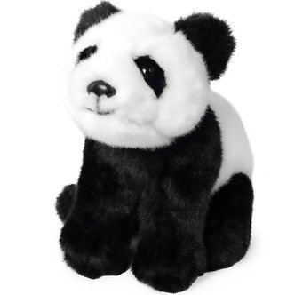 Living Nature Bamse - 16x12 - Panda Unge - Sort/Hvid