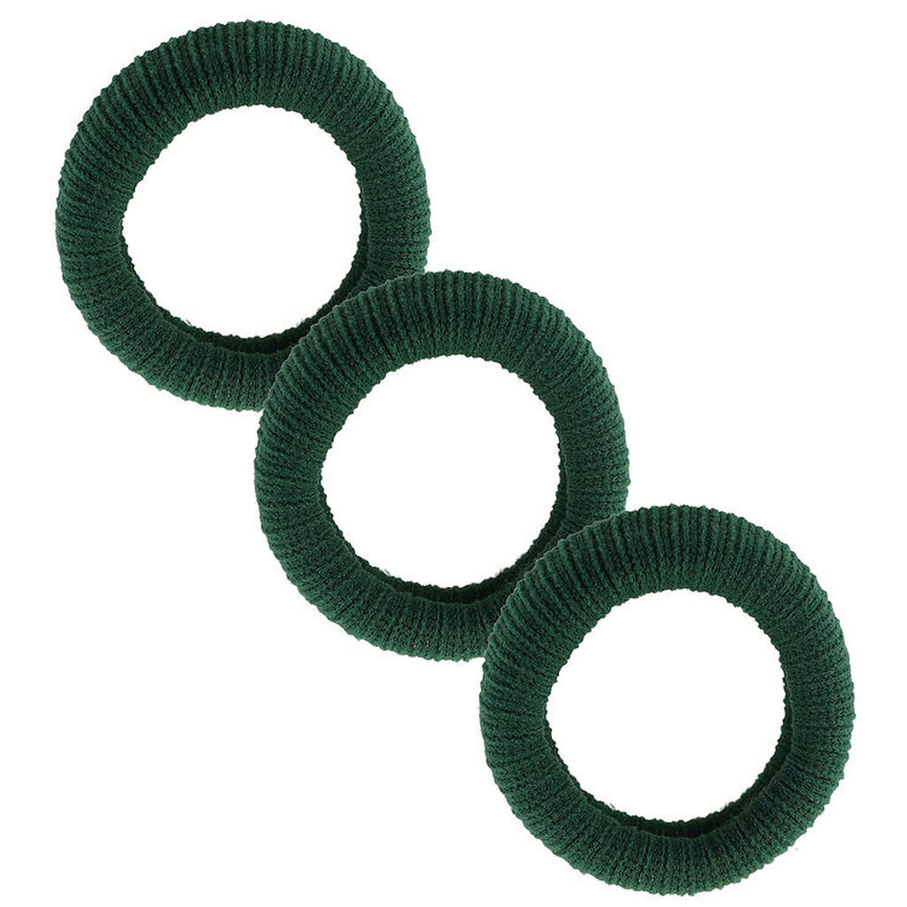 By Stær Hårelastik - 3-pak - Ea - Flaskegrøn