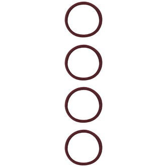 Name It Hårelastikker - NkfRiga - 4-pak - Burgundy/m. Glitter