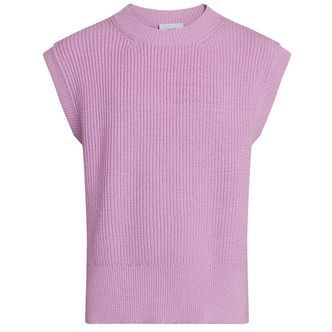 Grunt Vest - Strik - Ann - Lilla