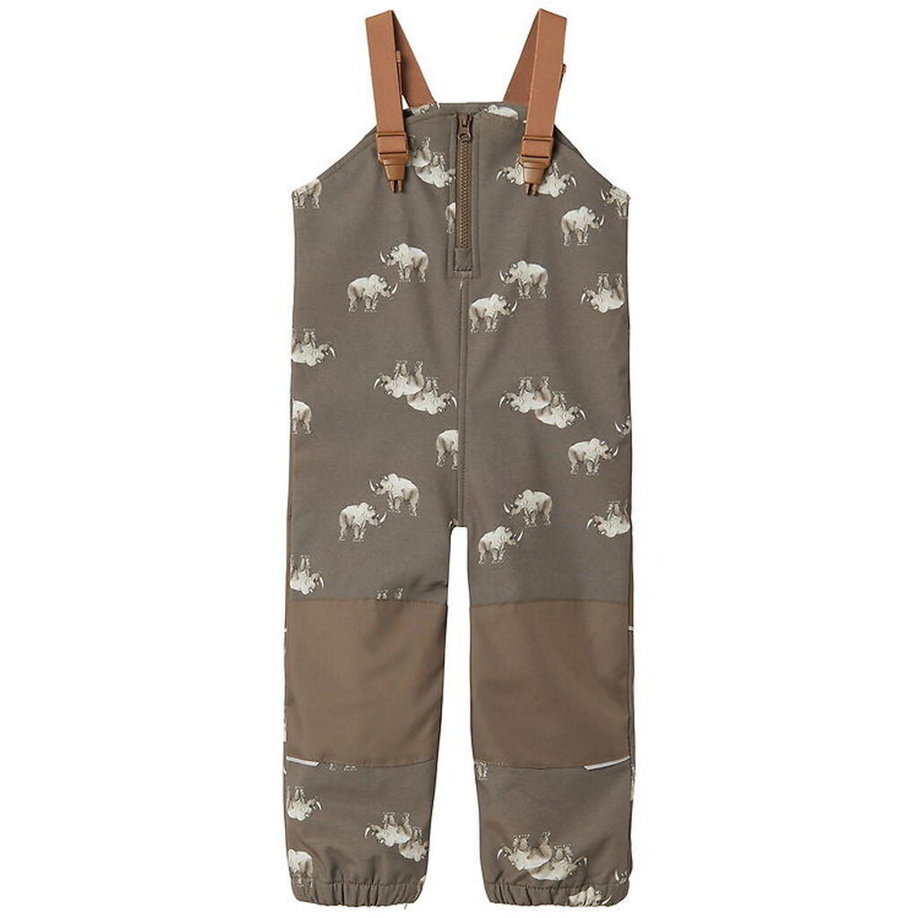 Name It Softshellbukser m. Fleece/Seler - NmmAlfa08 - Morel/RHIN