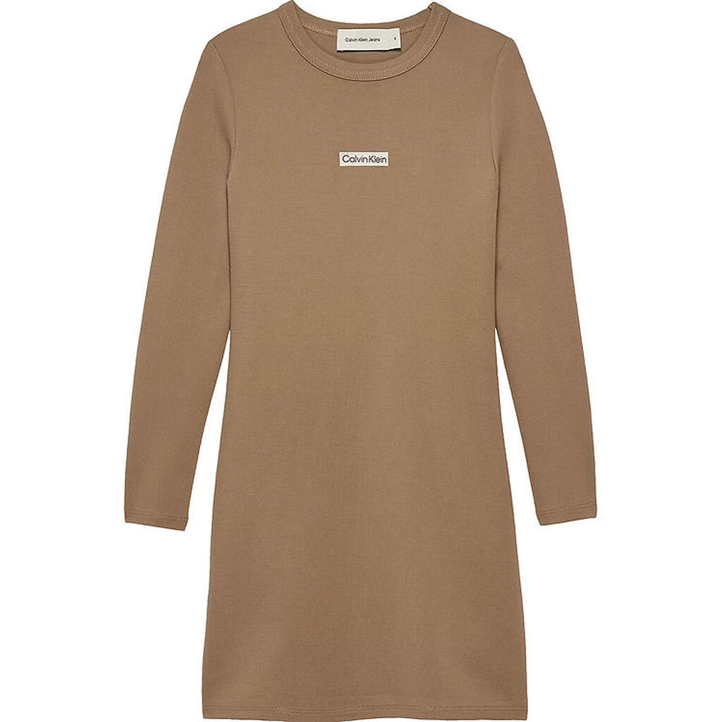 Calvin Klein Kjole - Punto - Woodsmoke Brown