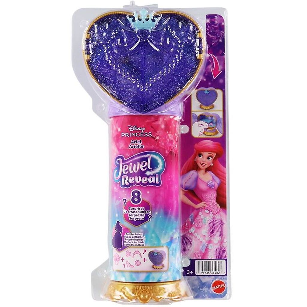 Disney Princess Dukke - 31 cm - Jewel Reveal - Ariel