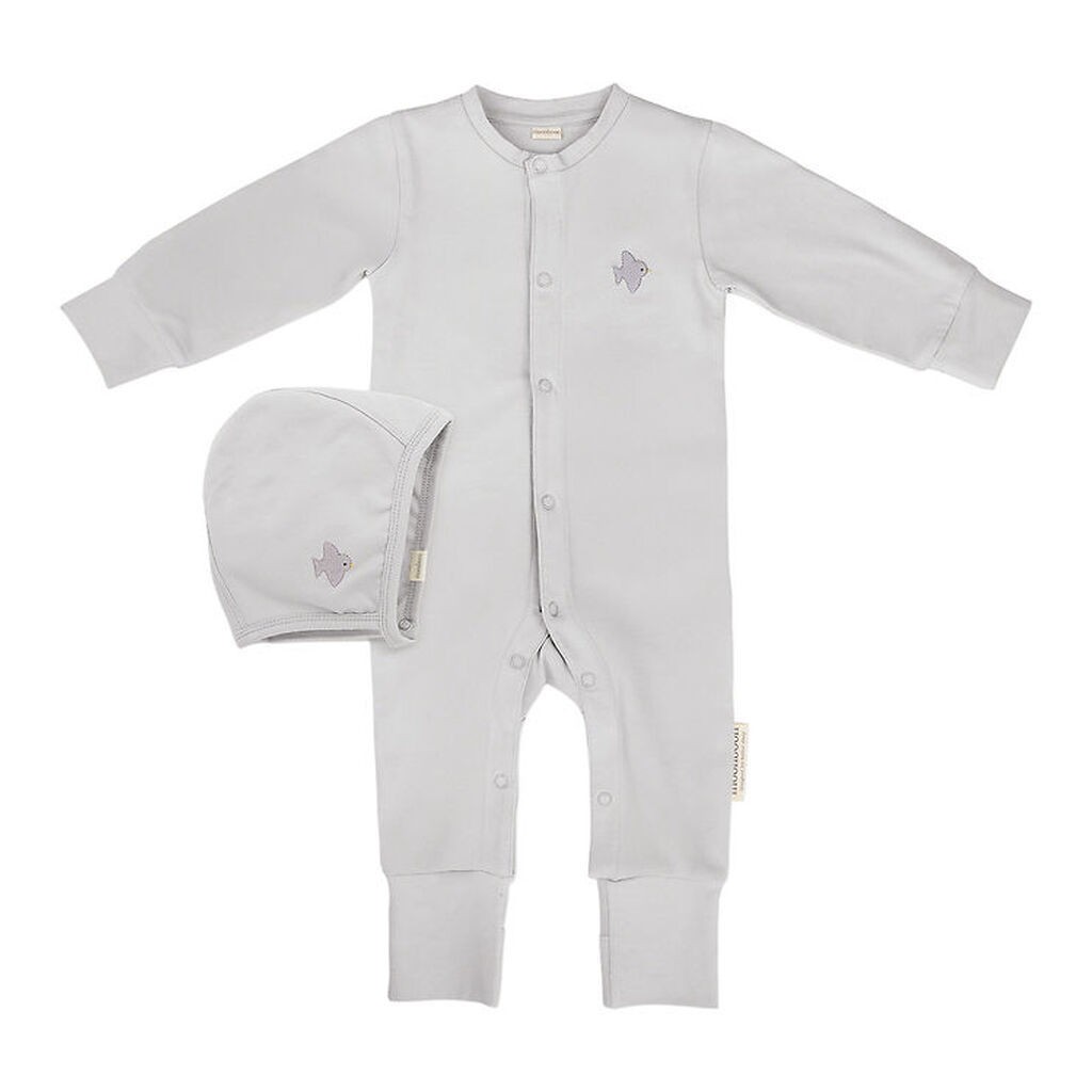 Moonboon Natdragt m. Babyhjelm - Gaveæske - Lunar Rock