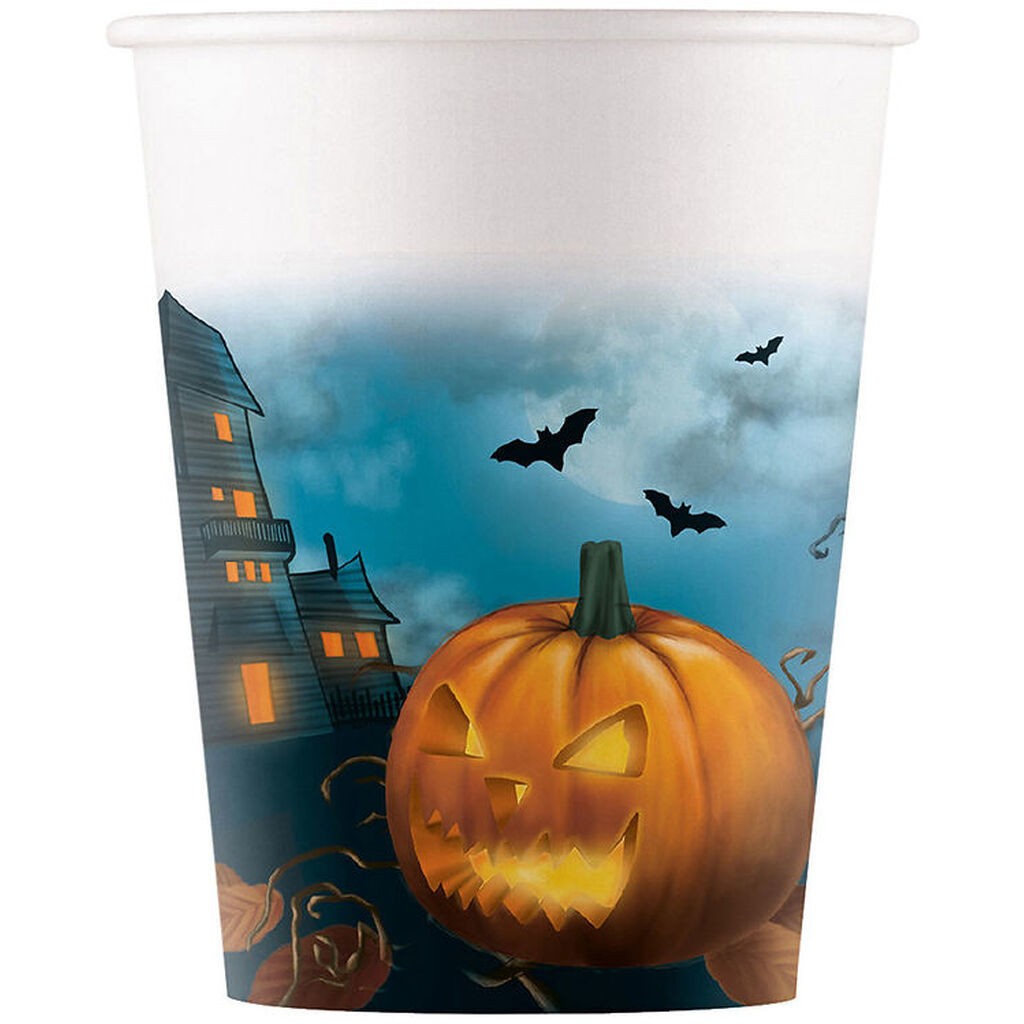 Decorata Party Papkrus - 8-pak - 200ml - Halloween