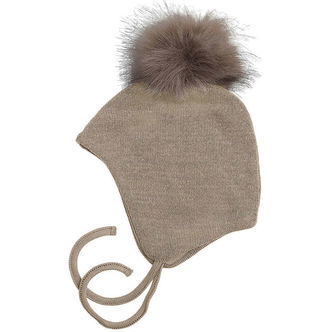 Racing Kids Hue - Uld/Bomuld - Havre m. Kvast