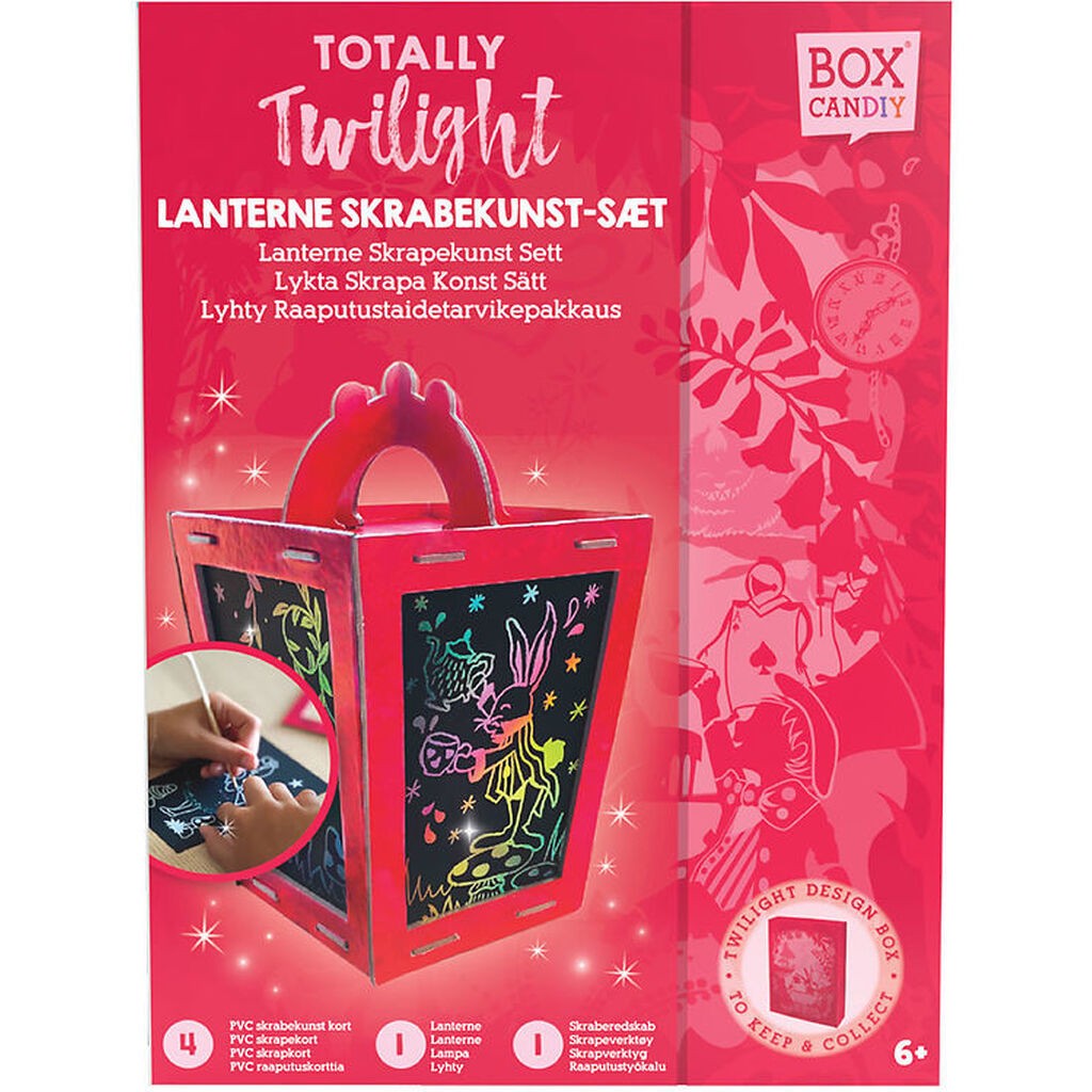 BOX CANDIY Kreasæt - Lanterne Skrabekunst-sæt - Totally Twilight