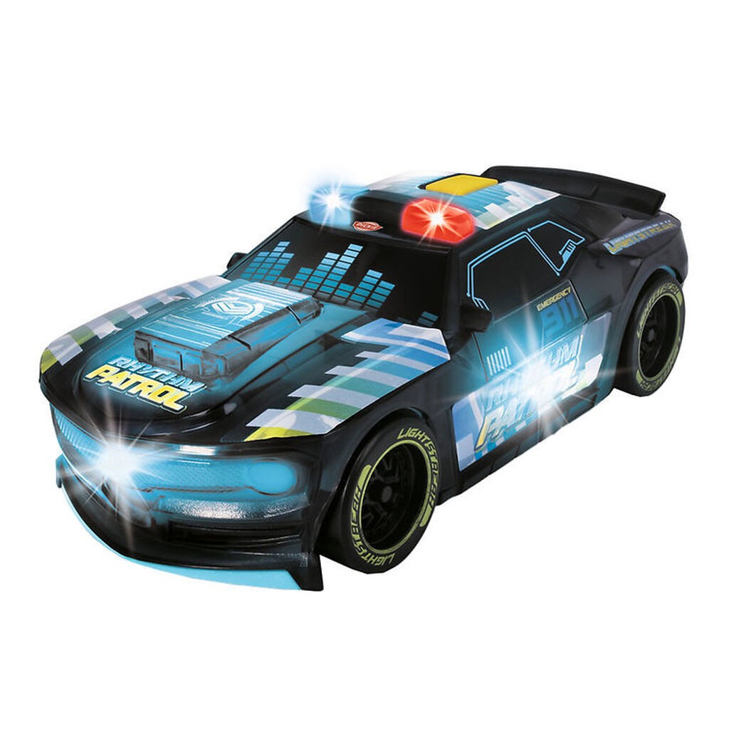Dickie Toys Bil - Rhythm Patrol - Lys/Lyd