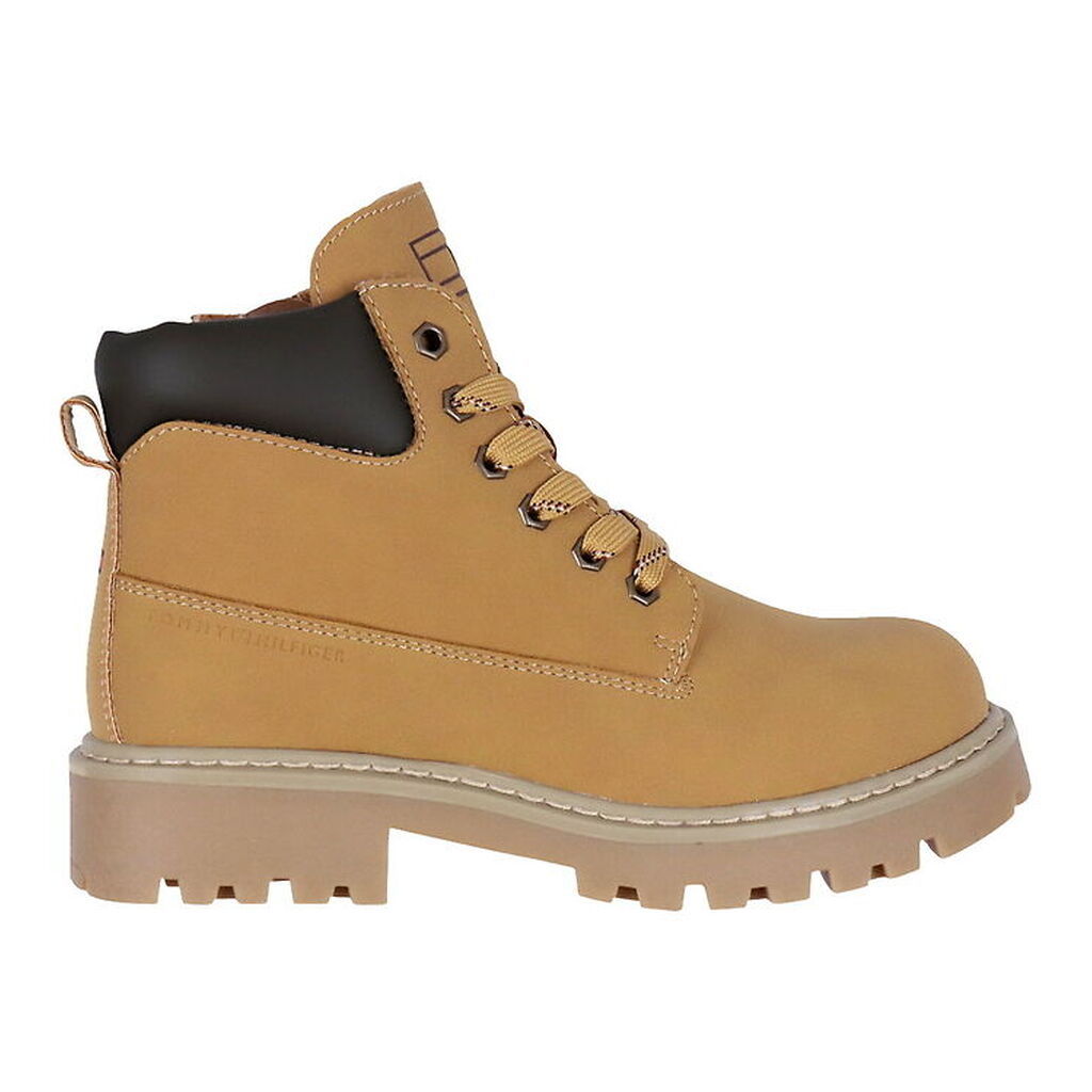 Tommy Hilfiger Vinterstøvler - Lace-Up - Ochre