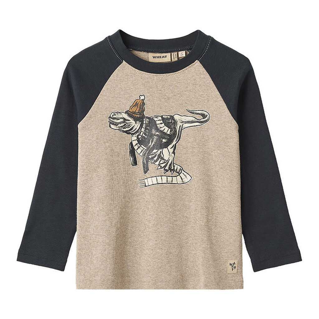 Wheat Bluse - Rolf - Gravel Melange