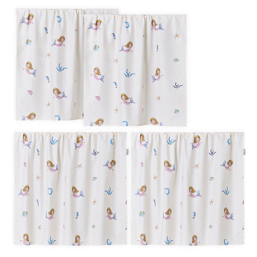 Hoppekids Forhæng Til Halvhøj Seng - 70x160 cm - Little Mermaid