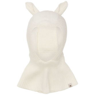 Huttelihut Elefanthue - Uld - 1-lags - Off-white m. Ører