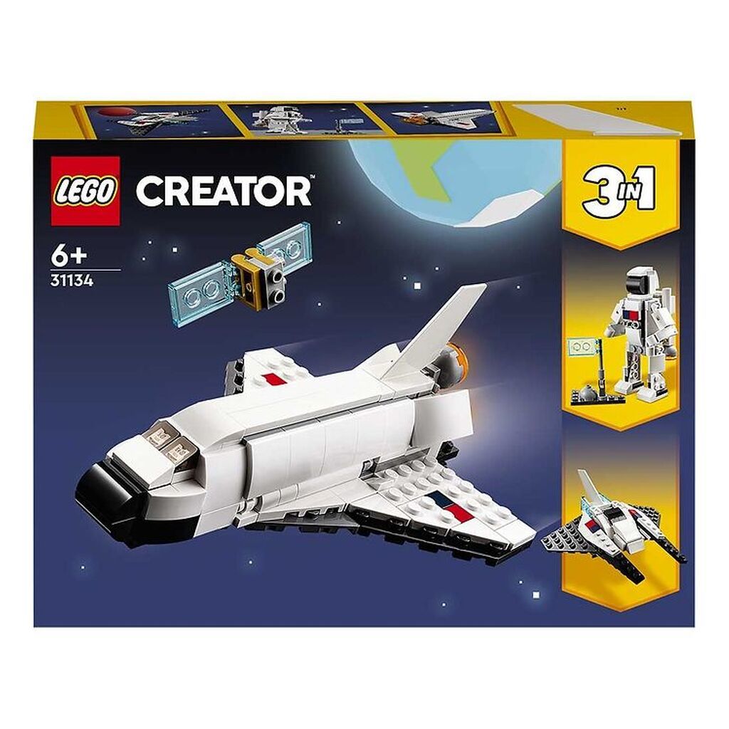 LEGOÂ® Creator - Rumfærge 31134 3-i-1 - 144 Dele
