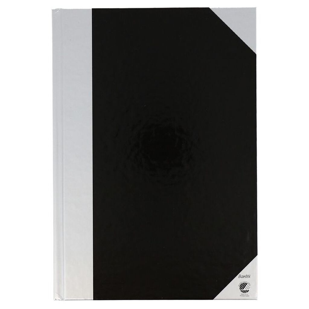 Bantex Notesbog - Linieret - B5 - Sort/Grå