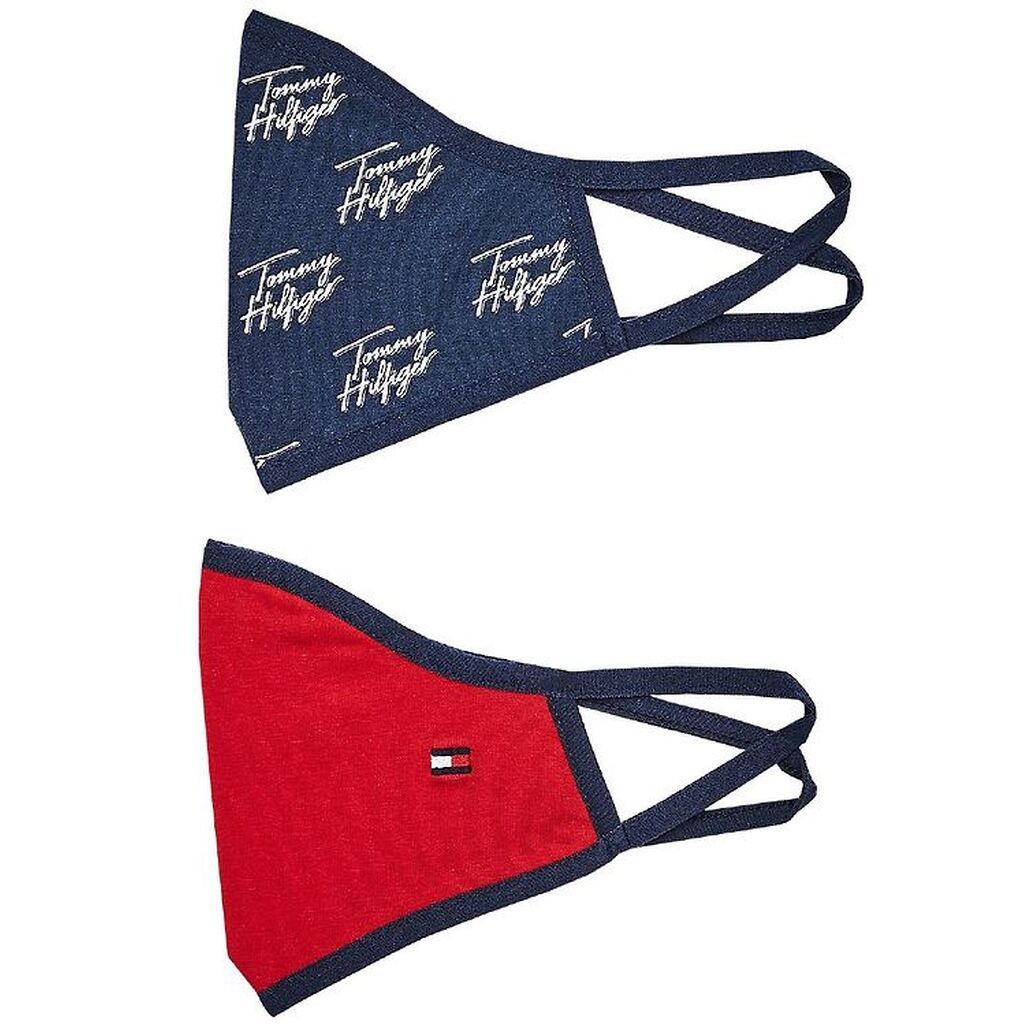 Tommy Hilfiger Mundbind - 2-pak - Navy/Rød