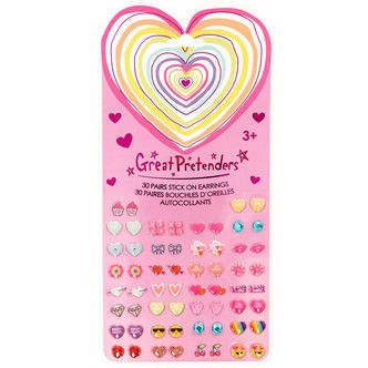 Great Pretenders Øreringe - Stick-on - 30 stk. - Heart