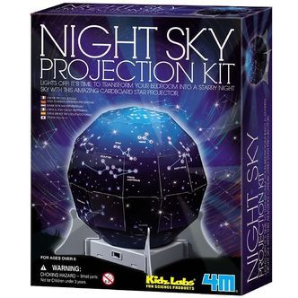 4M - KidzLabs - Nattehimmel Projektor Sæt
