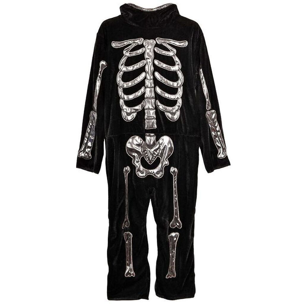 Den Goda Fen Udklædning - Skelet - Sort