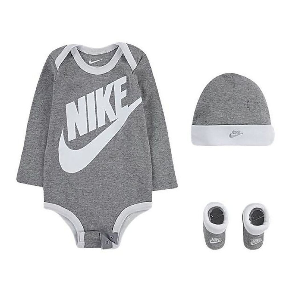 Nike Gaveæske - Body l/æ/Hue/Strømper - Futura - Grey Heather